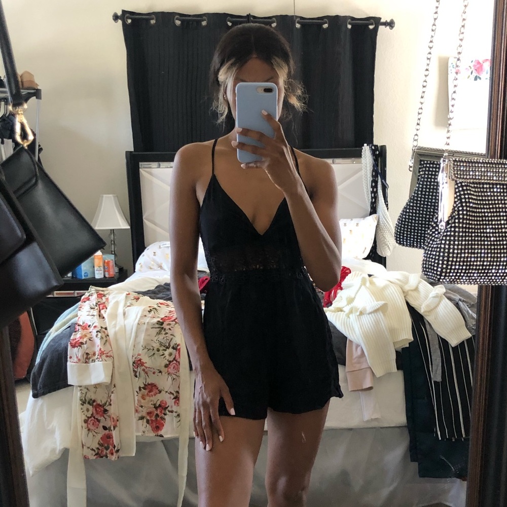 SEXY black romper!!